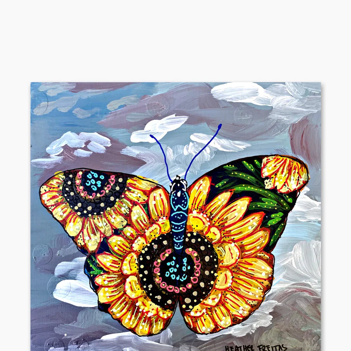 Sunflower Butterfly - Heather Freitas 