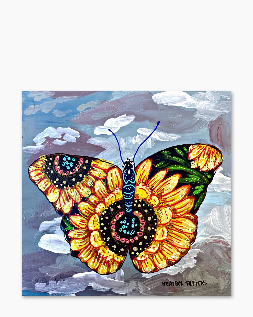 Sunflower Butterfly - Heather Freitas 