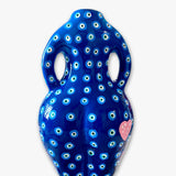 Sunflower Evil Eye Figurative Bud Vase