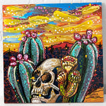 Sunset Desert Skull - Heather Freitas 