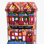 The Gallery Pink & Peach Edition Hand Painted Ceramic LED Christmas Village House - Heather Freitas 