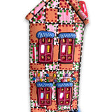 The Gallery Pink & Peach Edition Hand Painted Ceramic LED Christmas Village House - Heather Freitas 