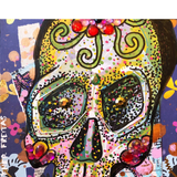 The Princess - skull painting - Heather Freitas 