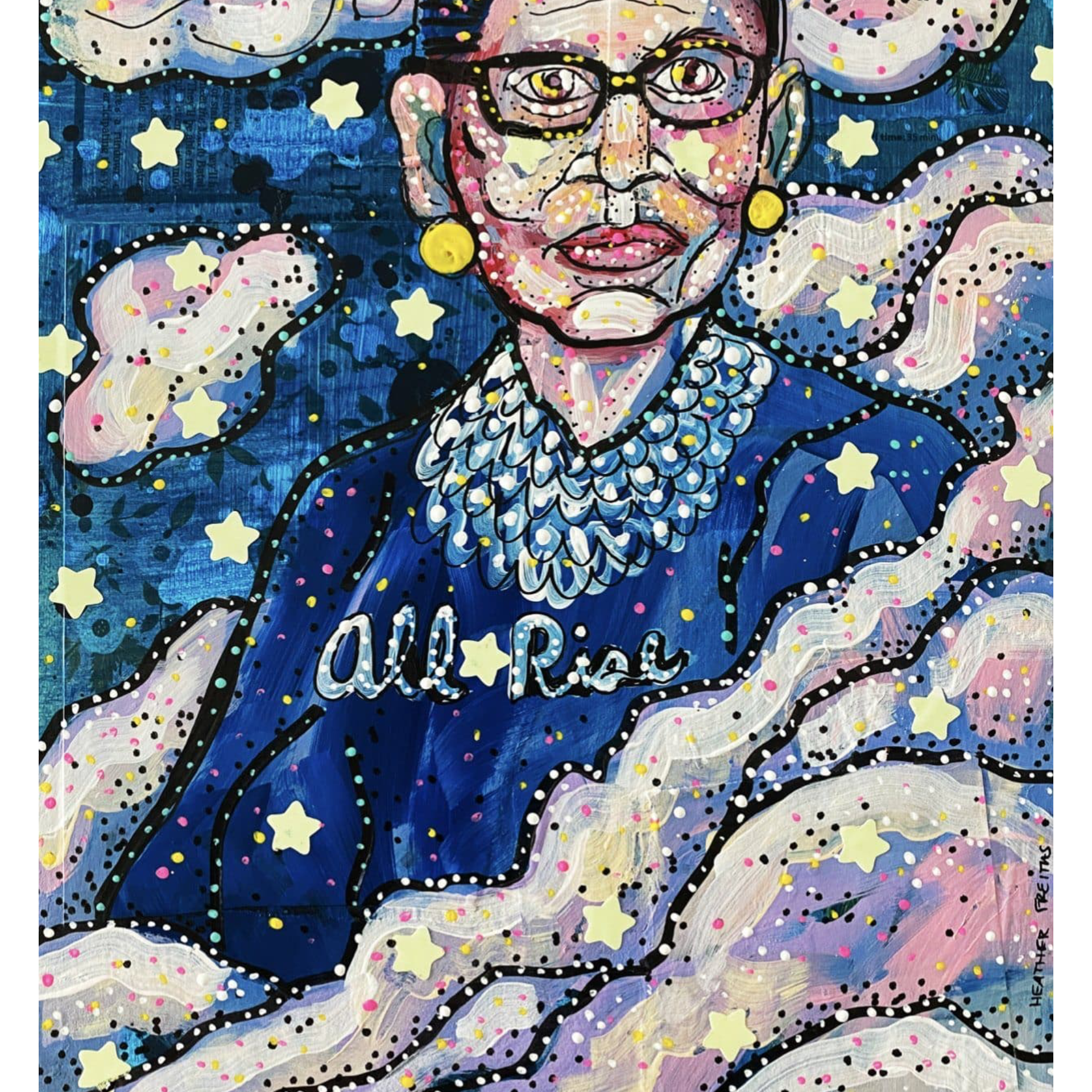 The Watch- RBG ( I GLOW in the dark ) - Heather Freitas 