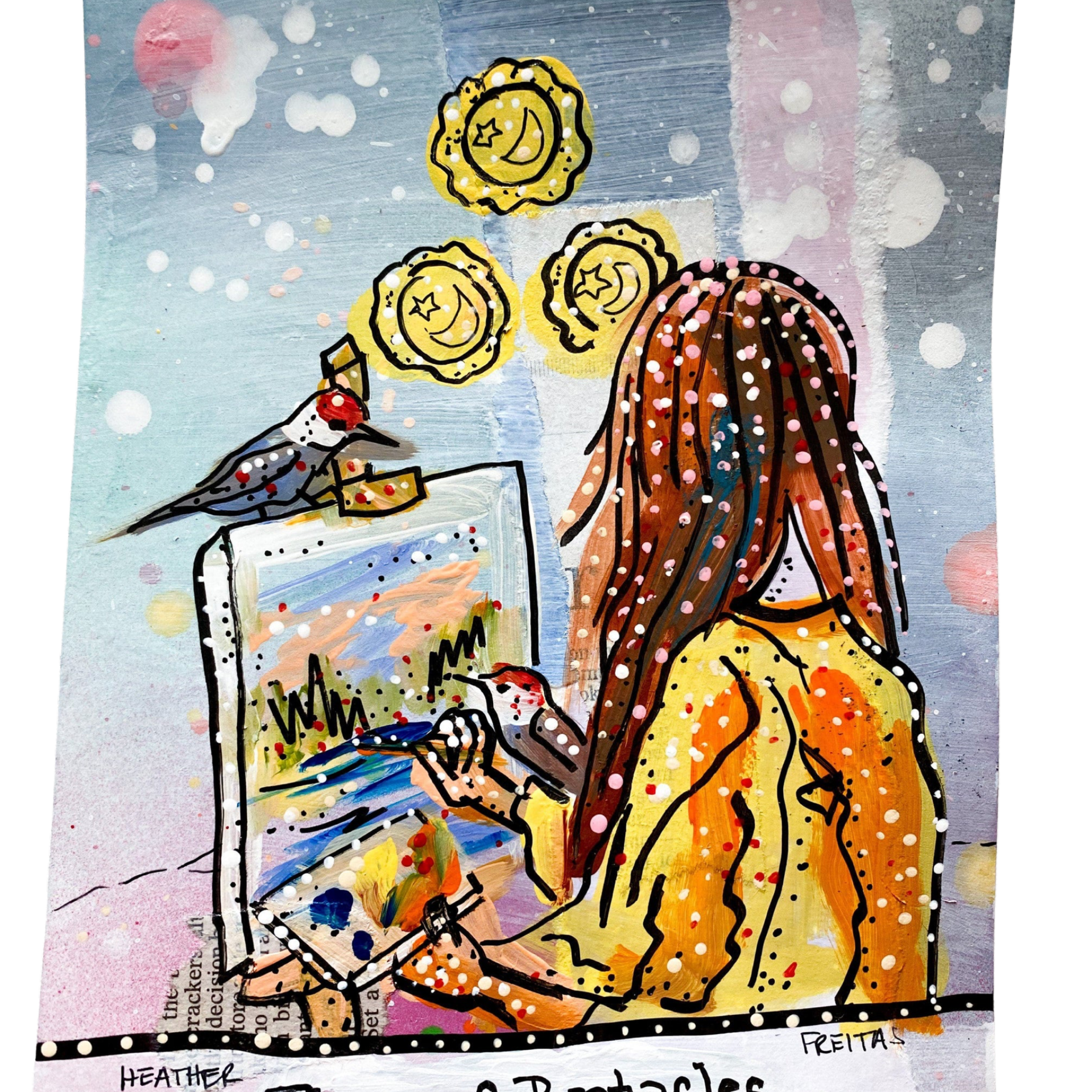 Three Of Pentacles - Heather Freitas 