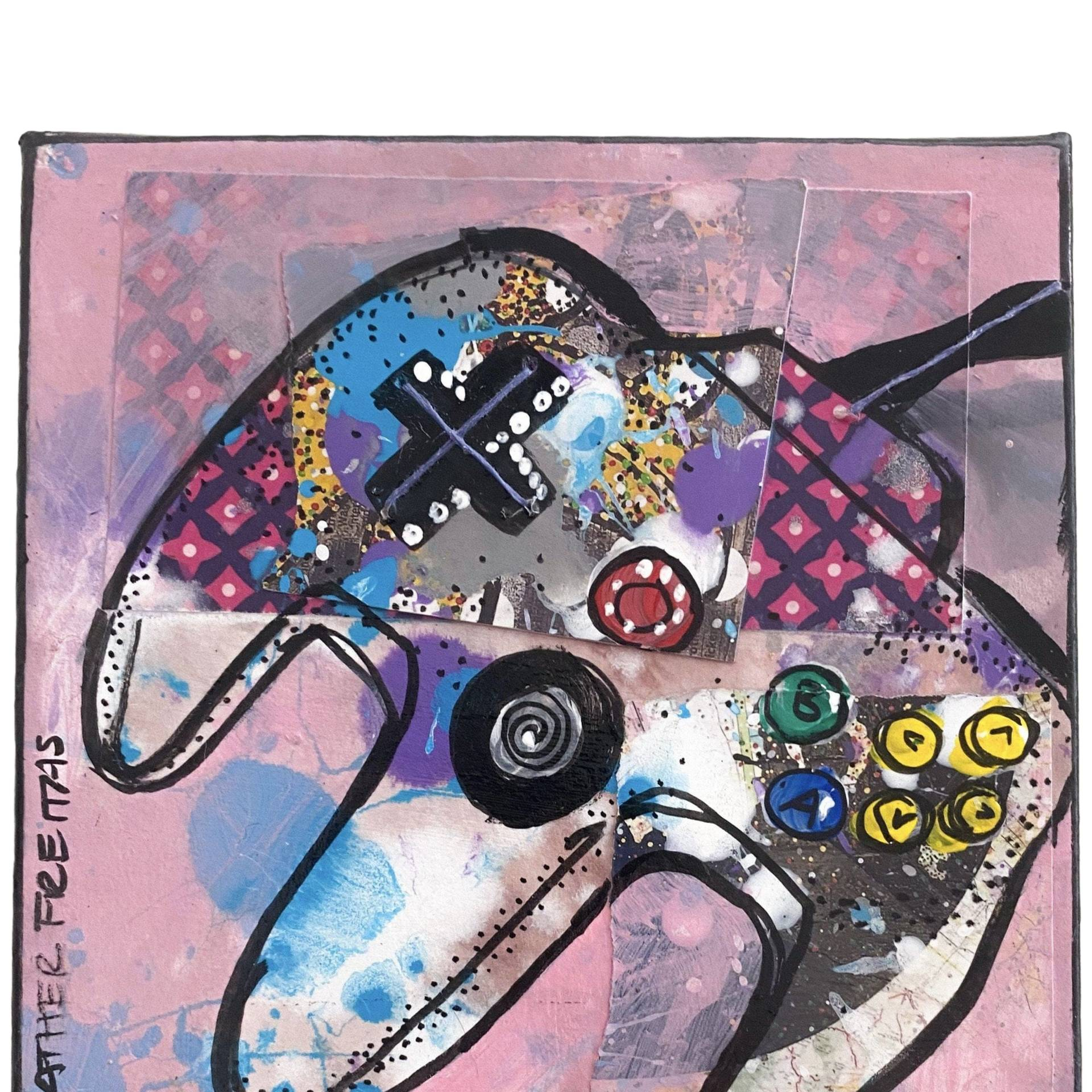 Transparent purple N64 Remote - Heather Freitas 