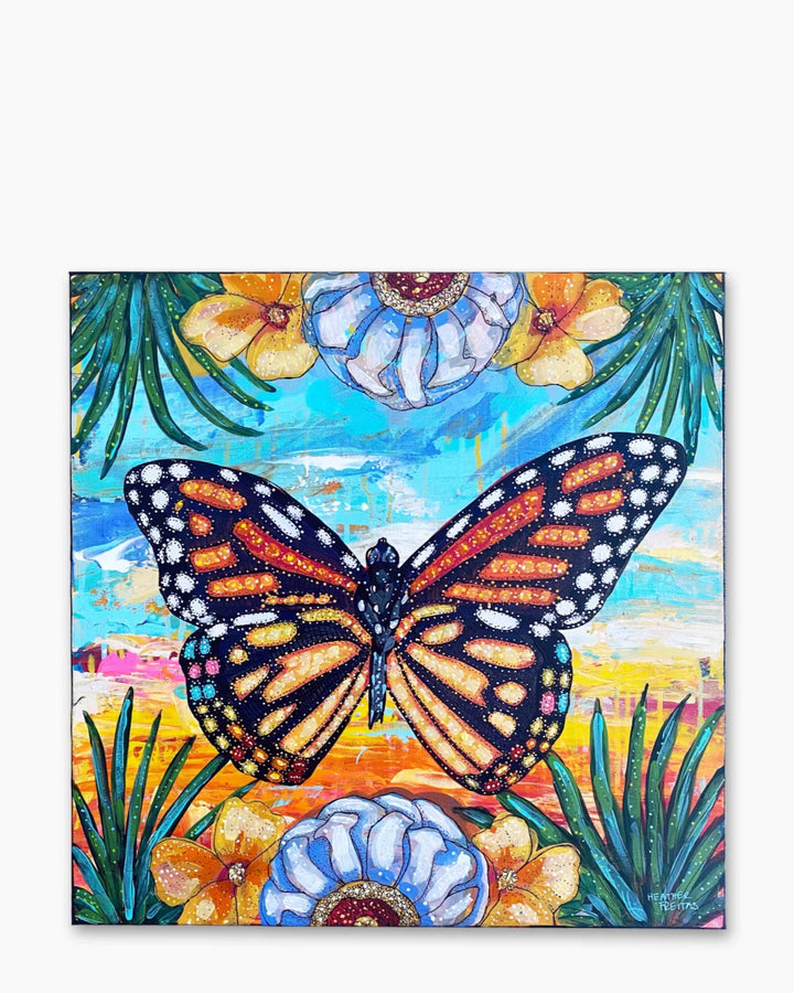 Tropical Monarch Bloom Butterfly - Heather Freitas 
