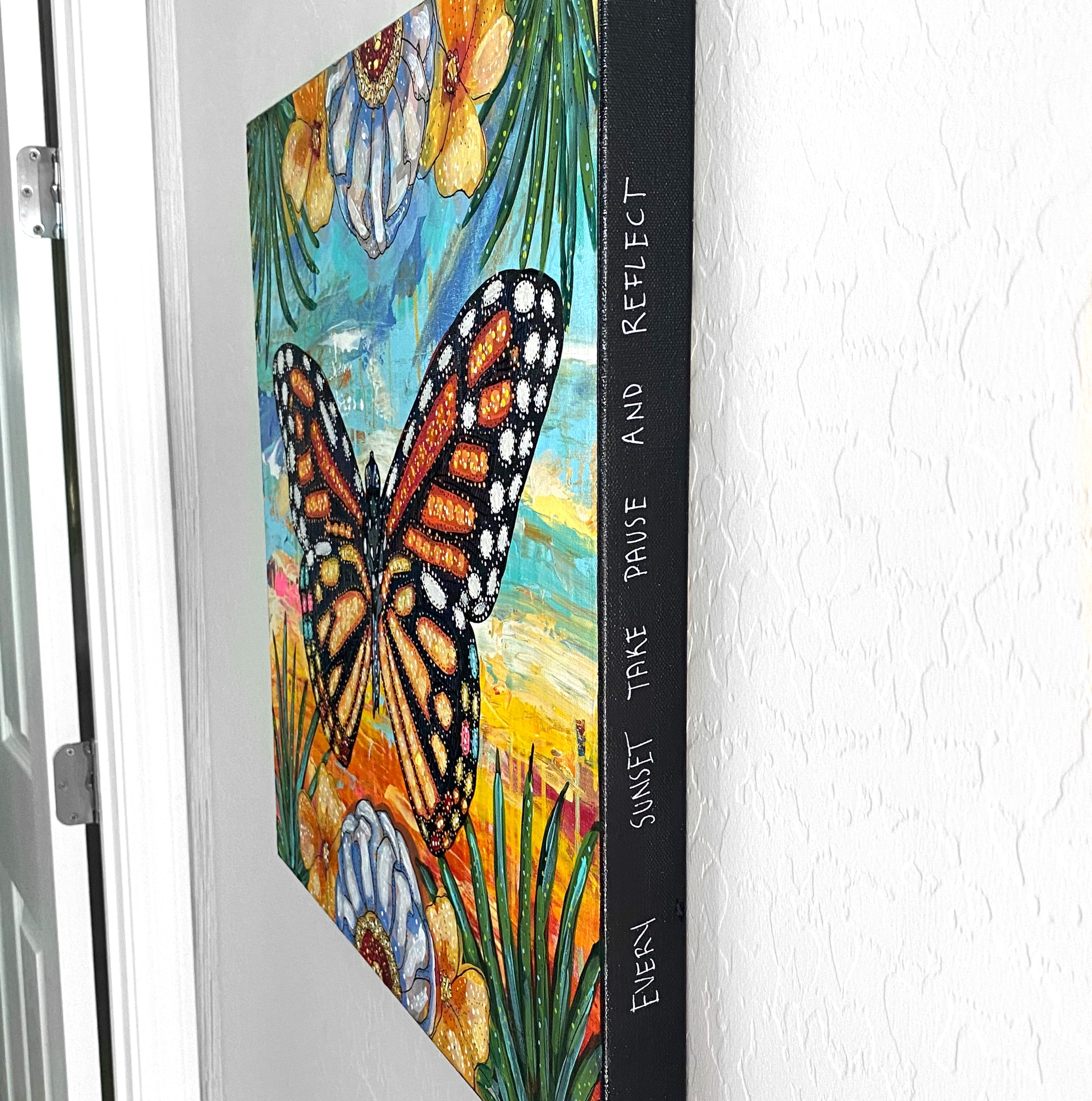 Tropical Monarch Bloom Butterfly - Heather Freitas 