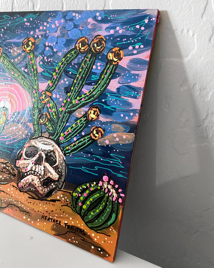 Twilight Desert Skull - Heather Freitas 