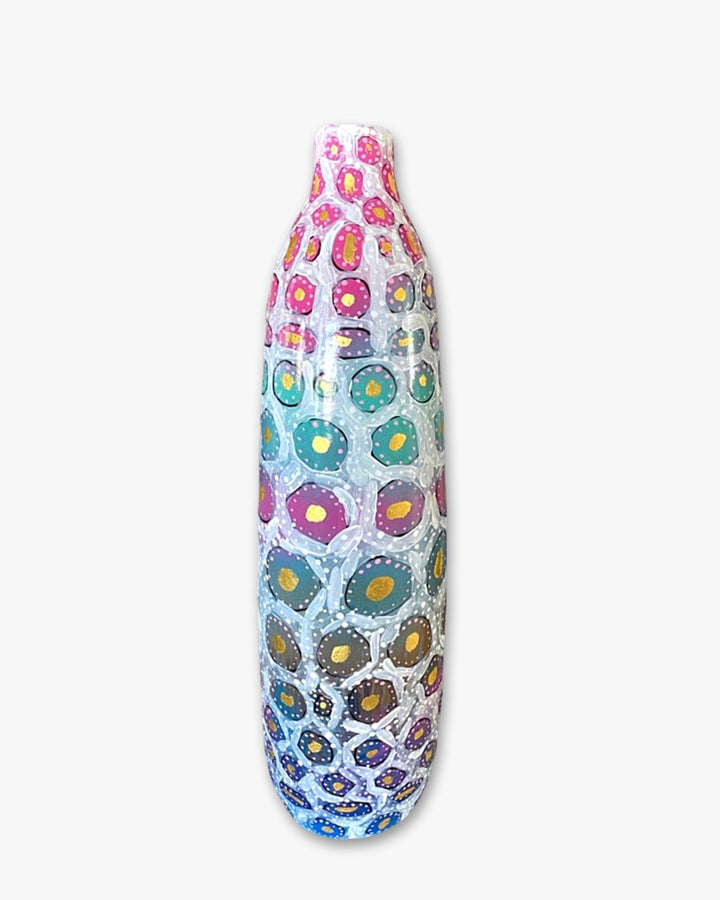 Twilight Kiss XL Yoshi Vase With 23k Gold Accents - Heather Freitas 