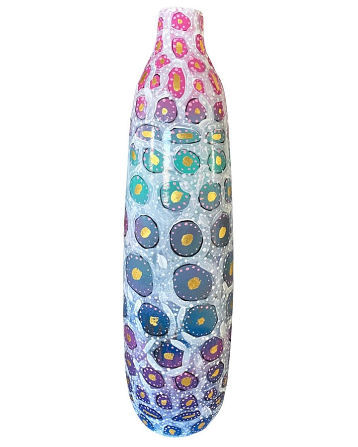 Twilight Kiss XL Yoshi Vase With 23k Gold Accents - Heather Freitas 