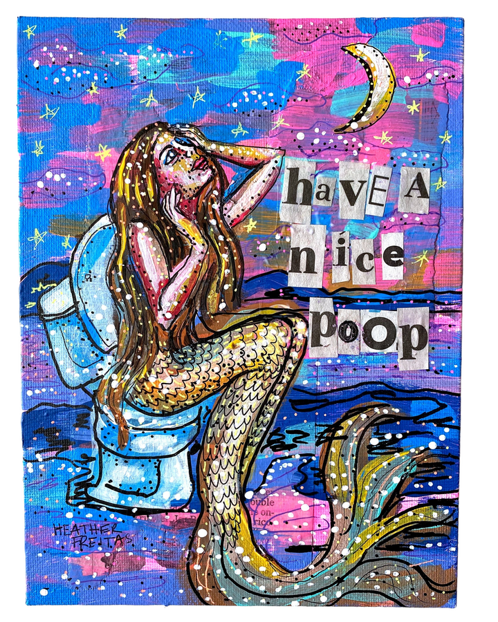 Twilight Mermaid Have A Nice Poop - Heather Freitas 