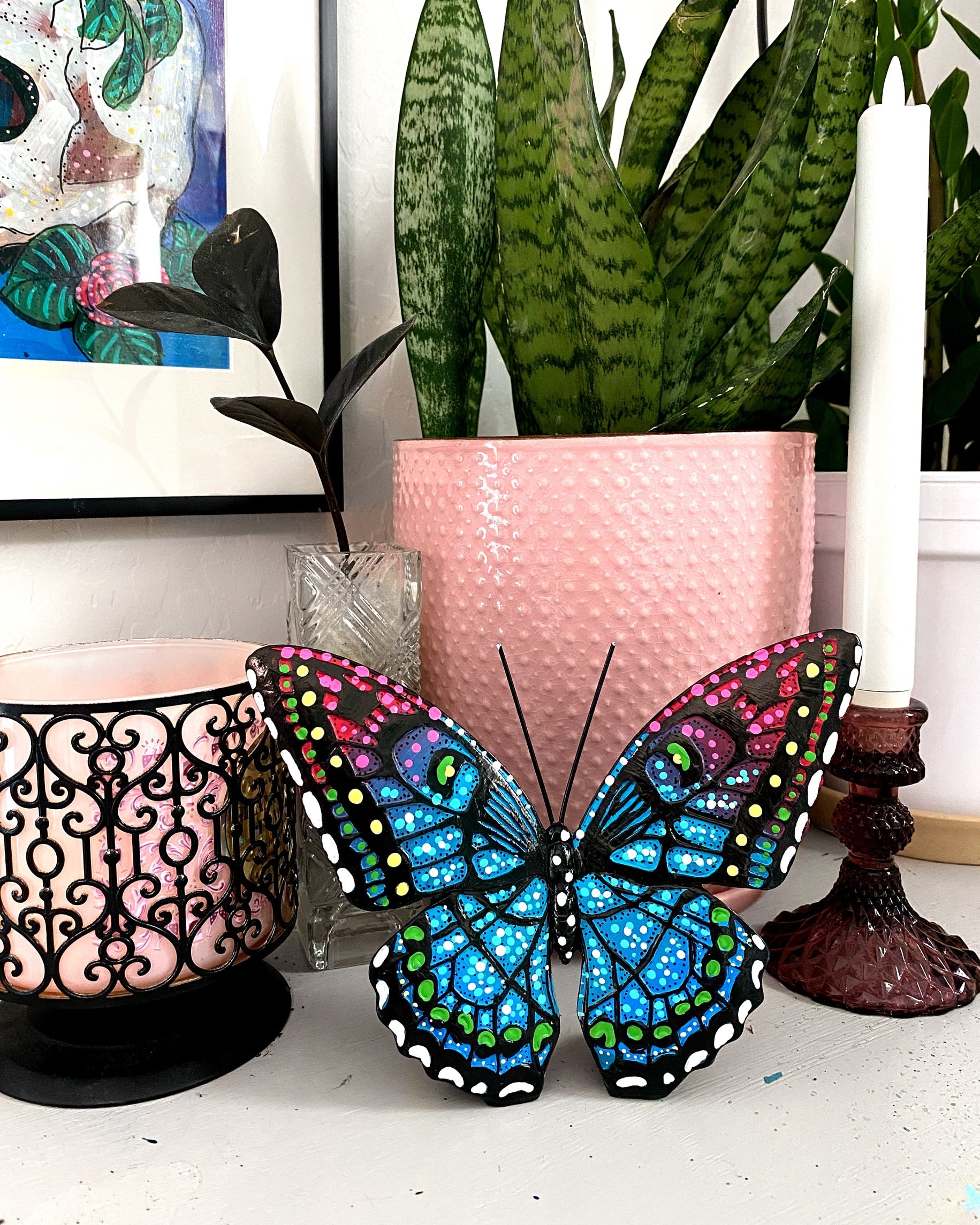 Twilight Ombre Butterfly Sculpture