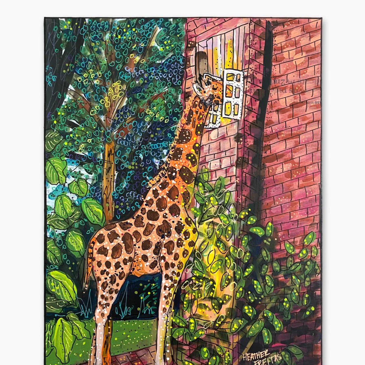Twilight Snack Giraffe - Heather Freitas 