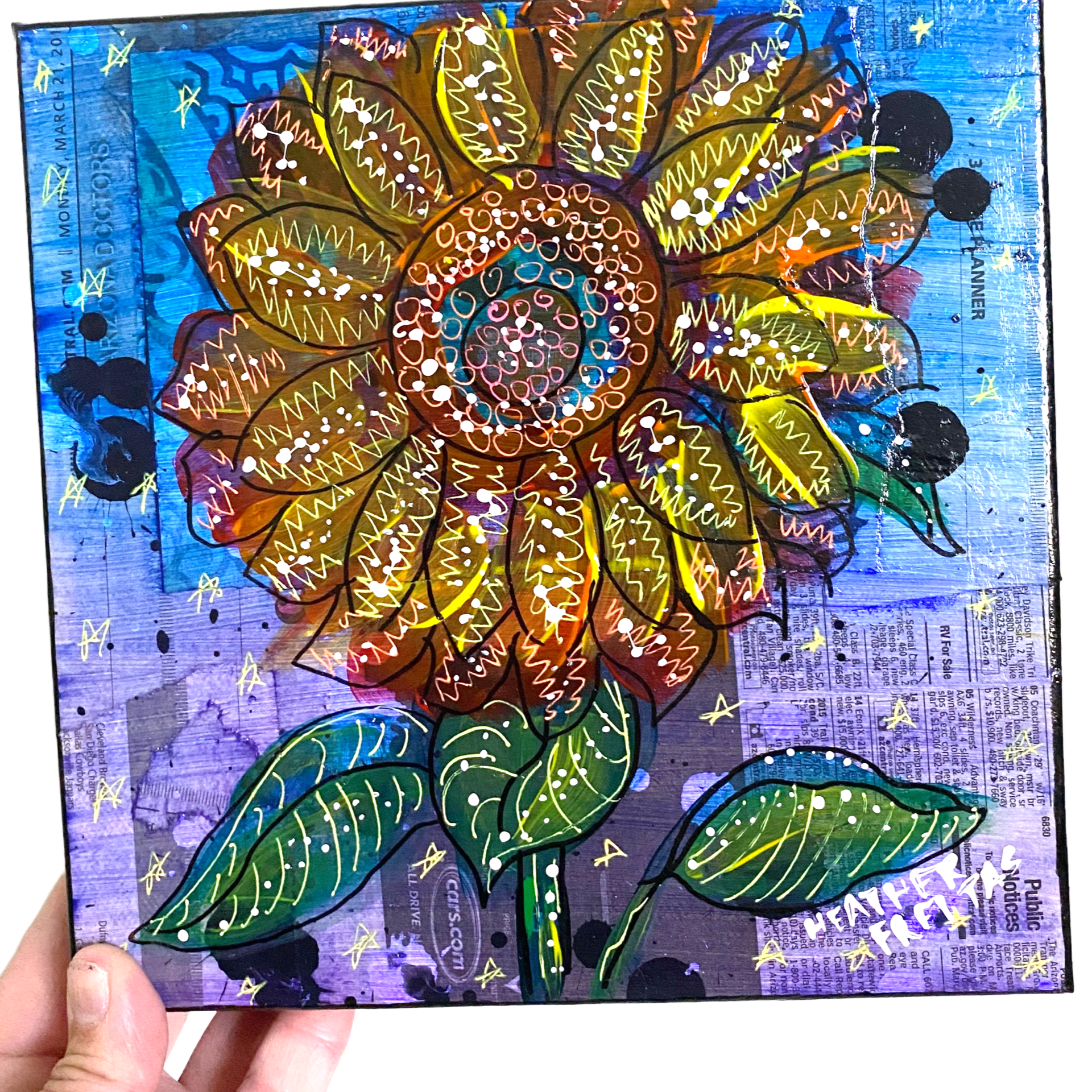 Twilight Sunflower - Heather Freitas 