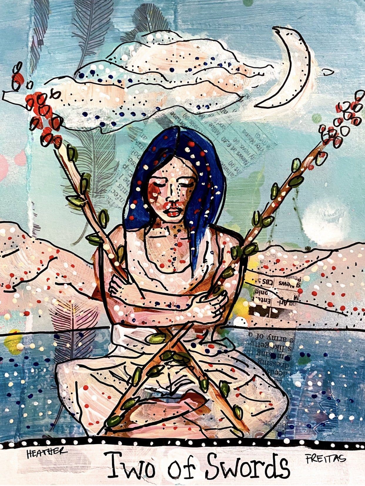 Two Of Swords Heather Freitas 