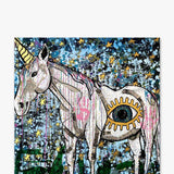 Unicorns, Evil Eyes and Twilight Skies ( Original Painting )