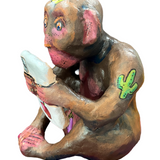 View No Evil - Clay Sculpture - Heather Freitas 