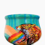 Vintage Rainbow Jaguar Planter - Heather Freitas 