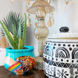 Vintage Rainbow Jaguar Planter - Heather Freitas 