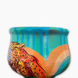 Vintage Rainbow Jaguar Planter - Heather Freitas 