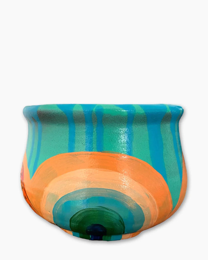Vintage Rainbow Jaguar Planter - Heather Freitas 