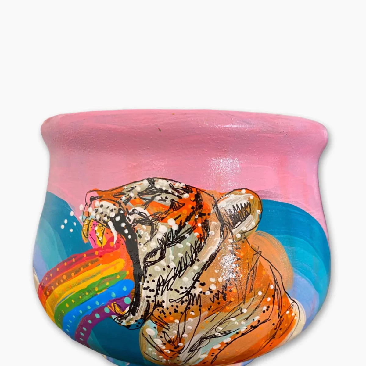 Vintage Rainbow Triger Planter - Heather Freitas 