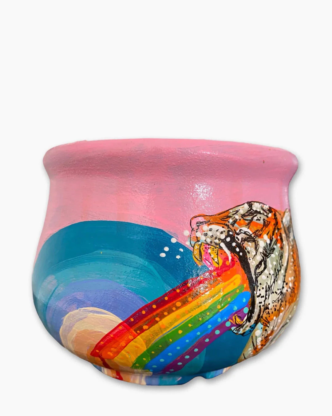 Vintage Rainbow Triger Planter - Heather Freitas 