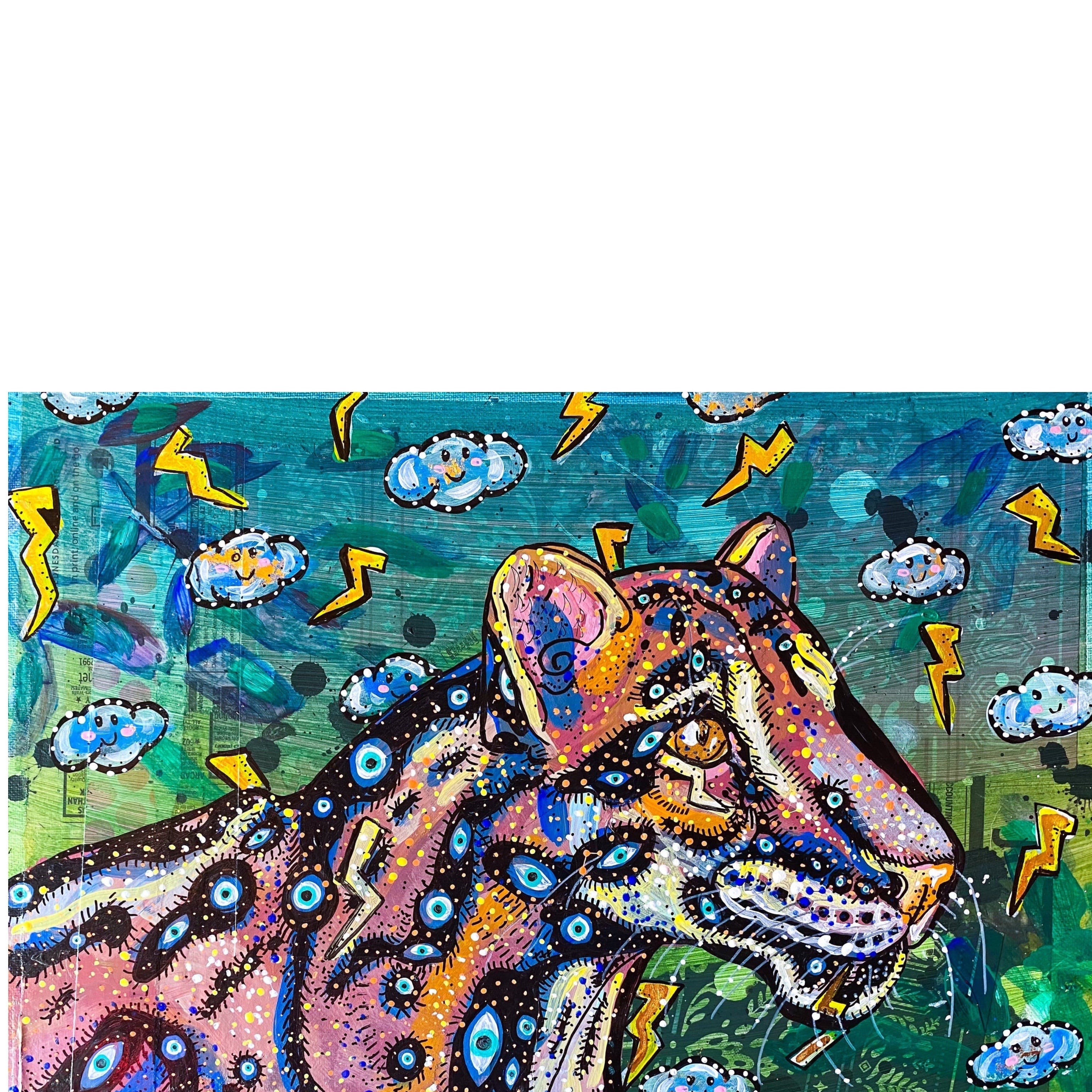 When The Storm Settles ( Clouded Leopard ) - Heather Freitas 