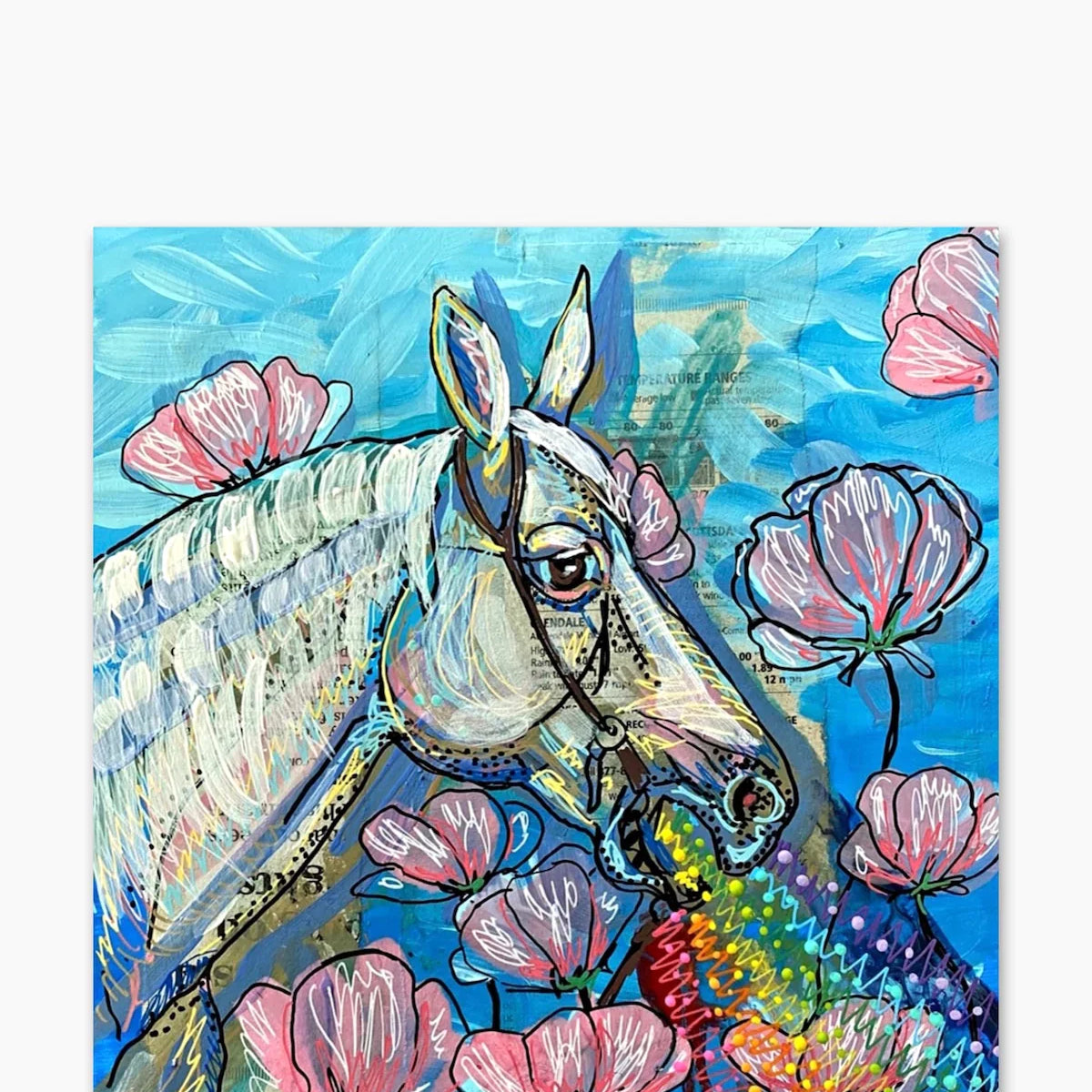 White Horse Vibes & Rainbow Tides - Heather Freitas 