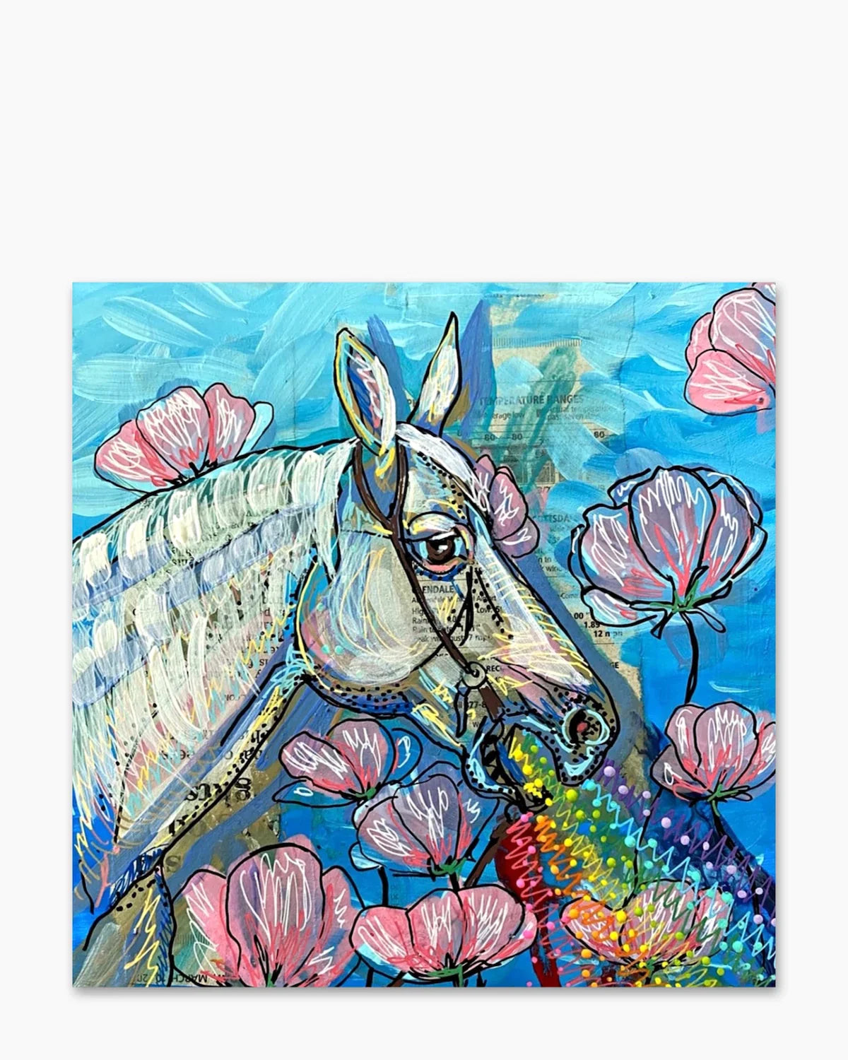 White Horse Vibes & Rainbow Tides - Heather Freitas 