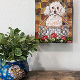 White Toy Poodle ( Original Painting )