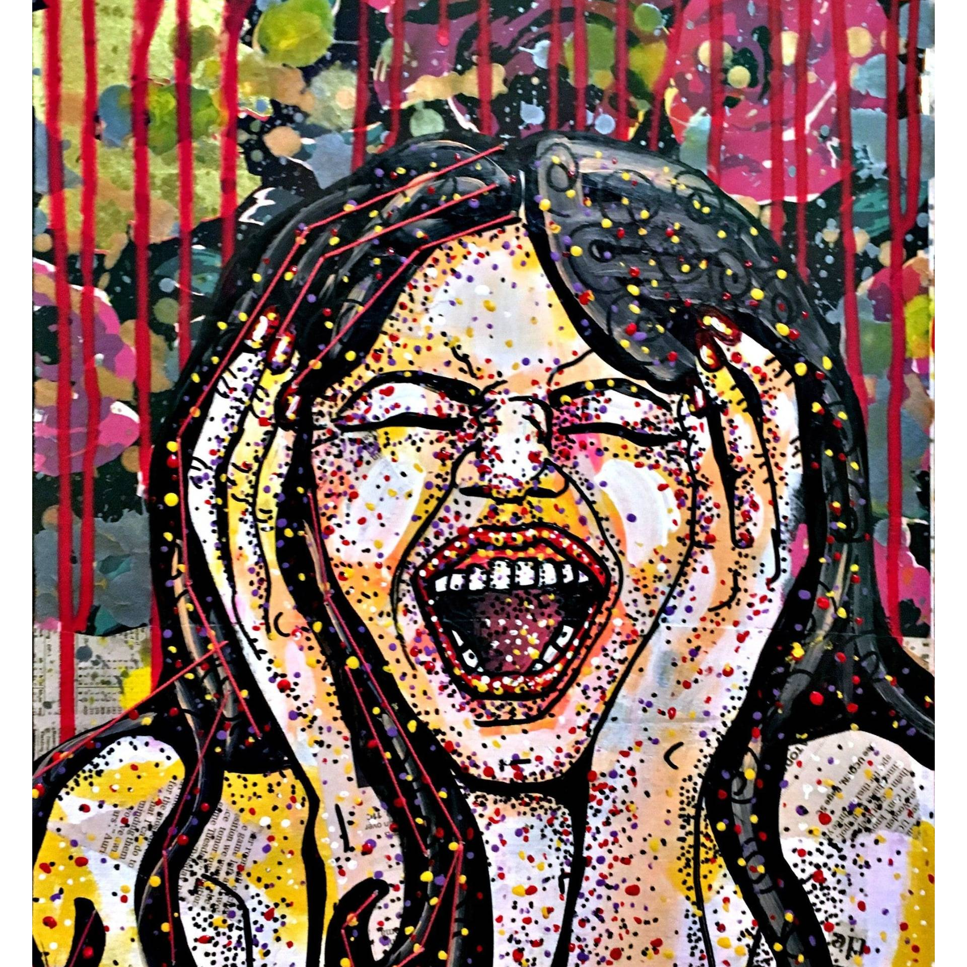 Wrath - Original figurative study - Heather Freitas 