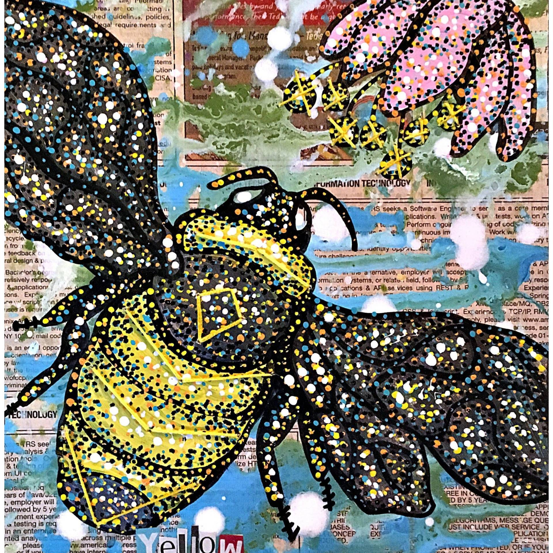 Yellow Bumblebee - Heather Freitas 