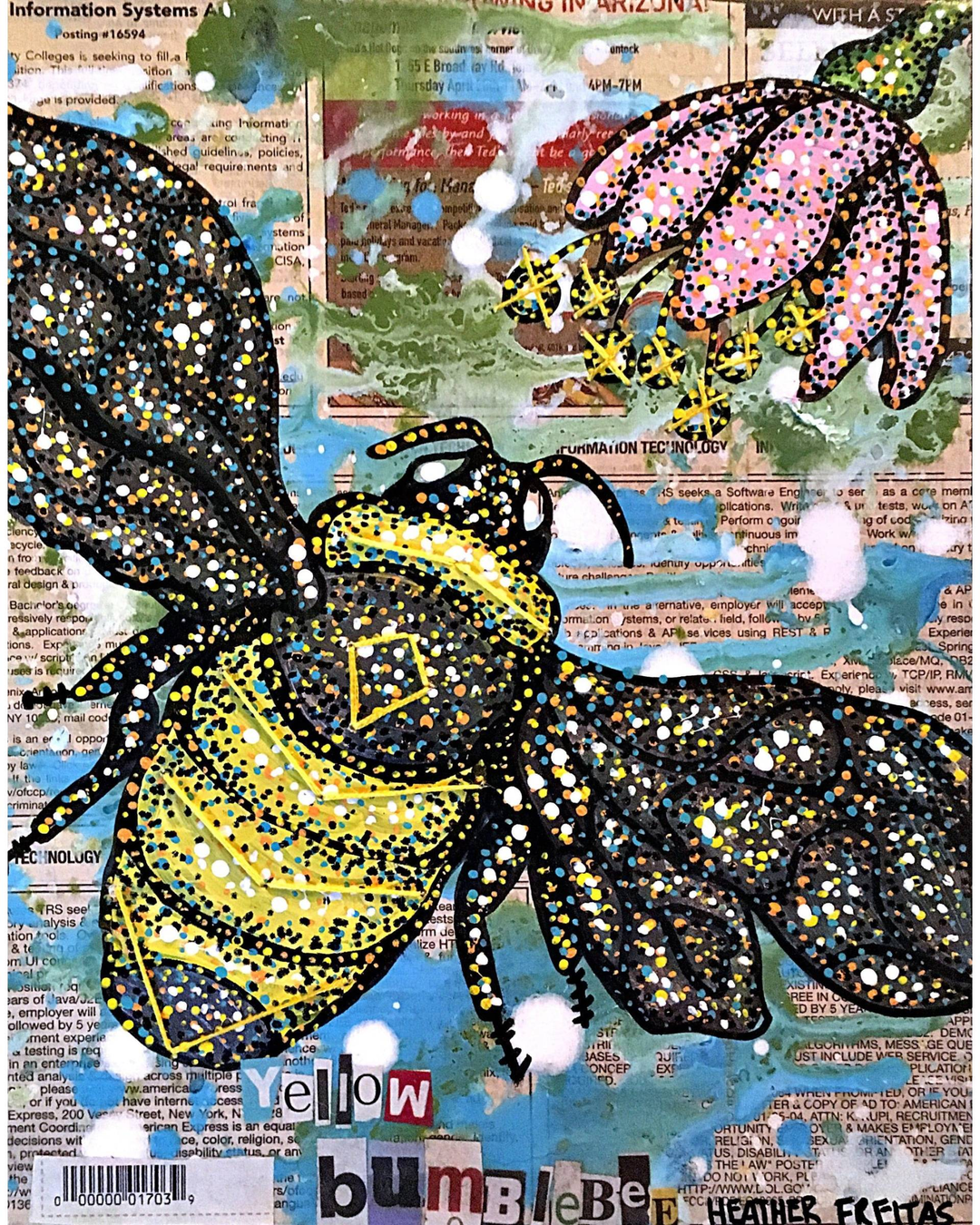 Yellow Bumblebee - Heather Freitas 