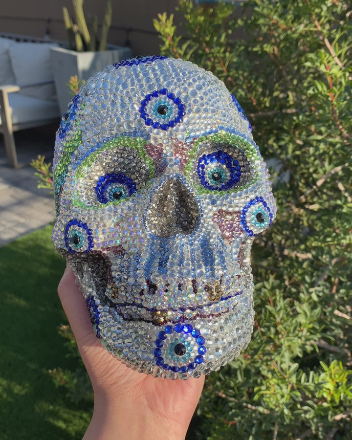 Evil Eye Crystal Skull