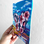 Sunset Cherry Blossom Butterfly - Heather Freitas 