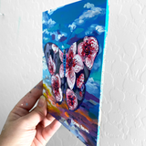 Sunset Cherry Blossom Butterfly - Heather Freitas 