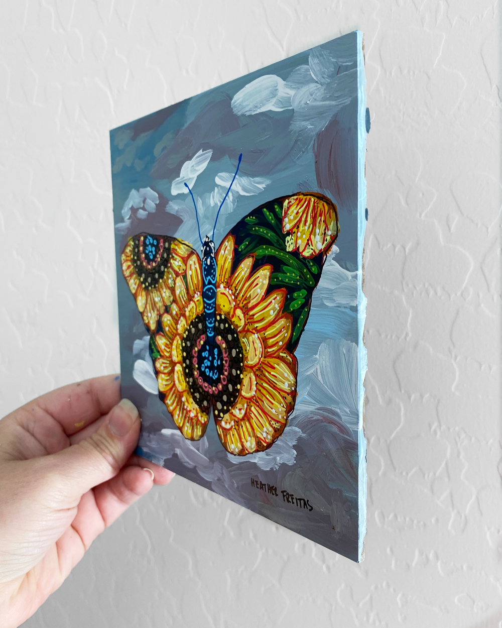 Sunflower Butterfly - Heather Freitas 