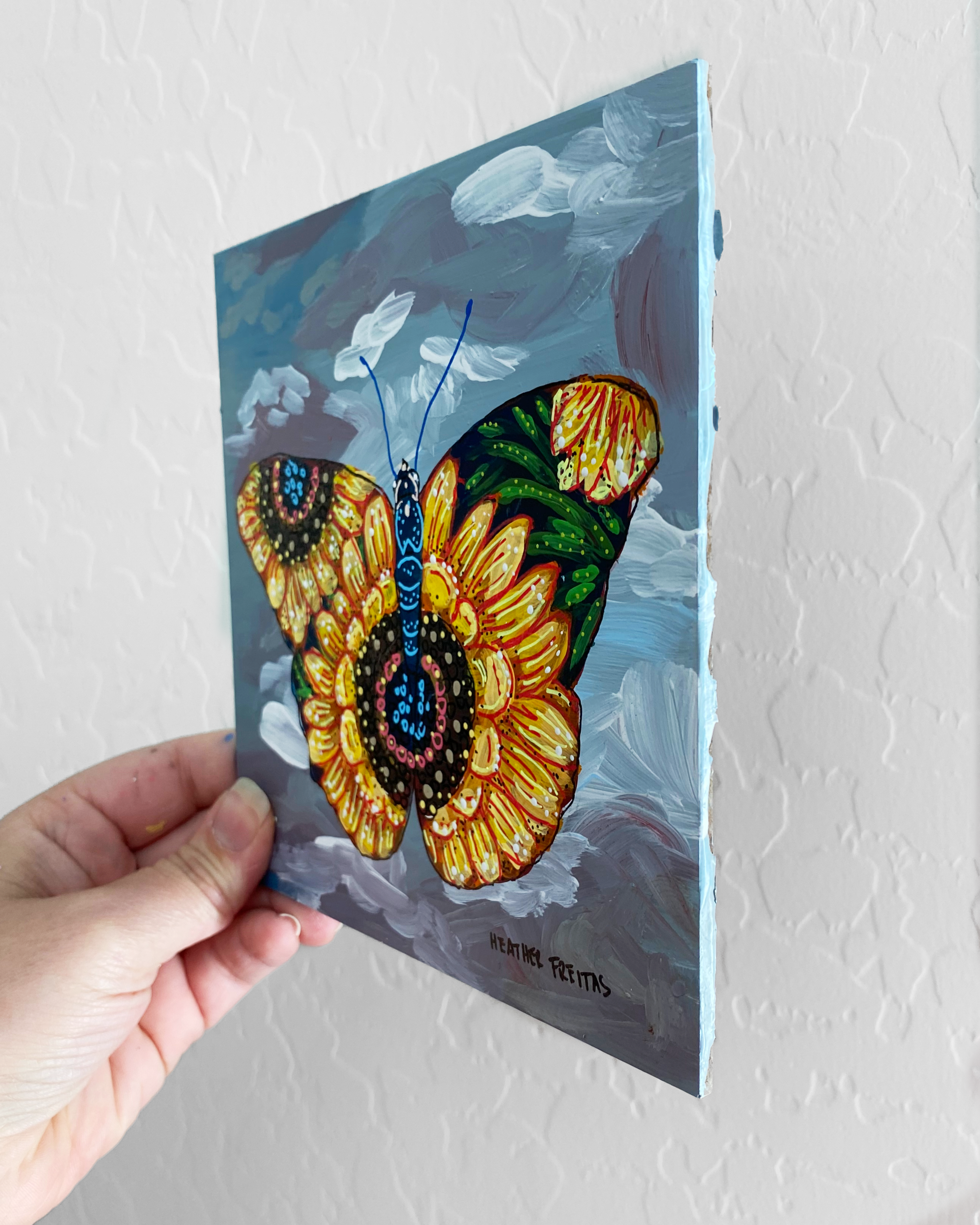 Sunflower Butterfly - Heather Freitas 