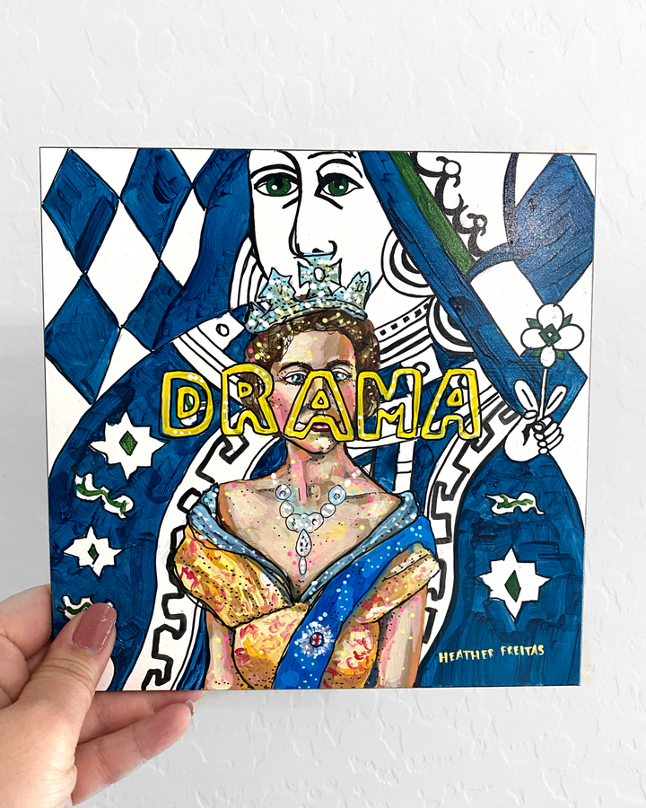 Drama Queen ( Original Painting ) - Heather Freitas - fine art home deccor